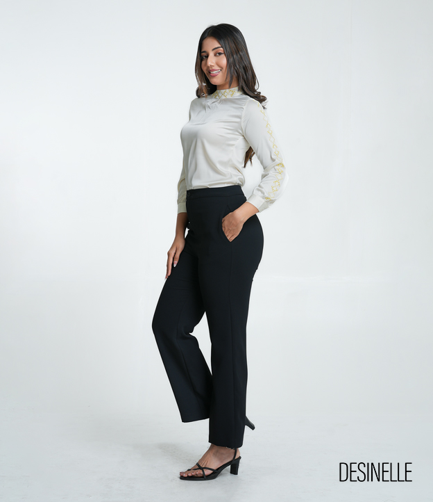 Bootleg Black Pant