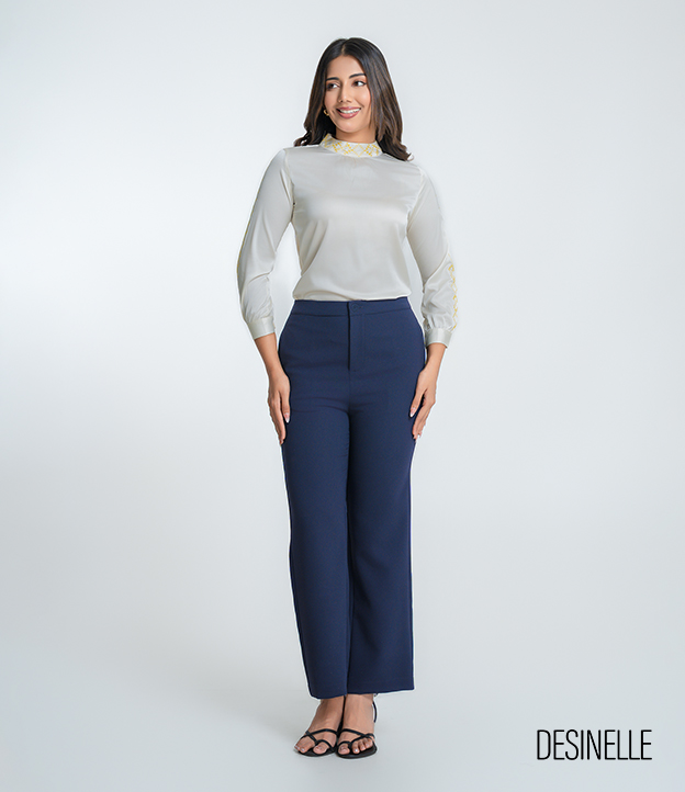 Bootleg Navy Pant
