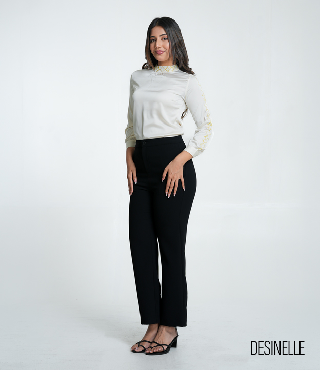 Bootleg Black Pant